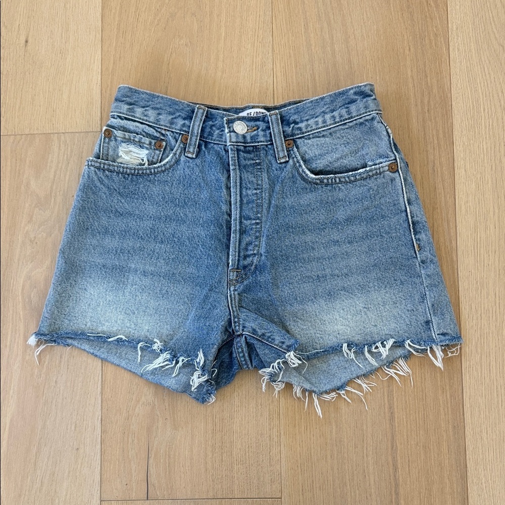 Re/Done 70’s High Rise Jean Shorts
